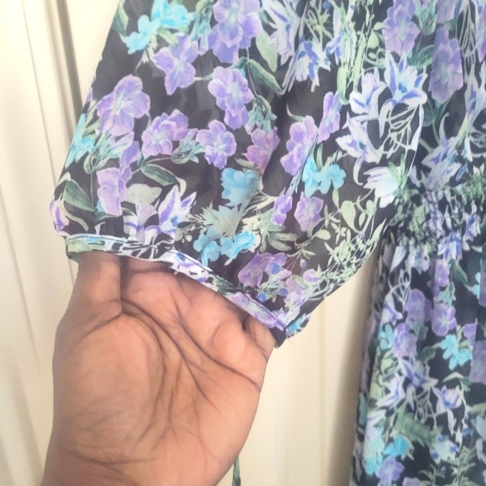 Taylor Chiffon Empire Waist Dress Size 12 - Picture 11 of 15